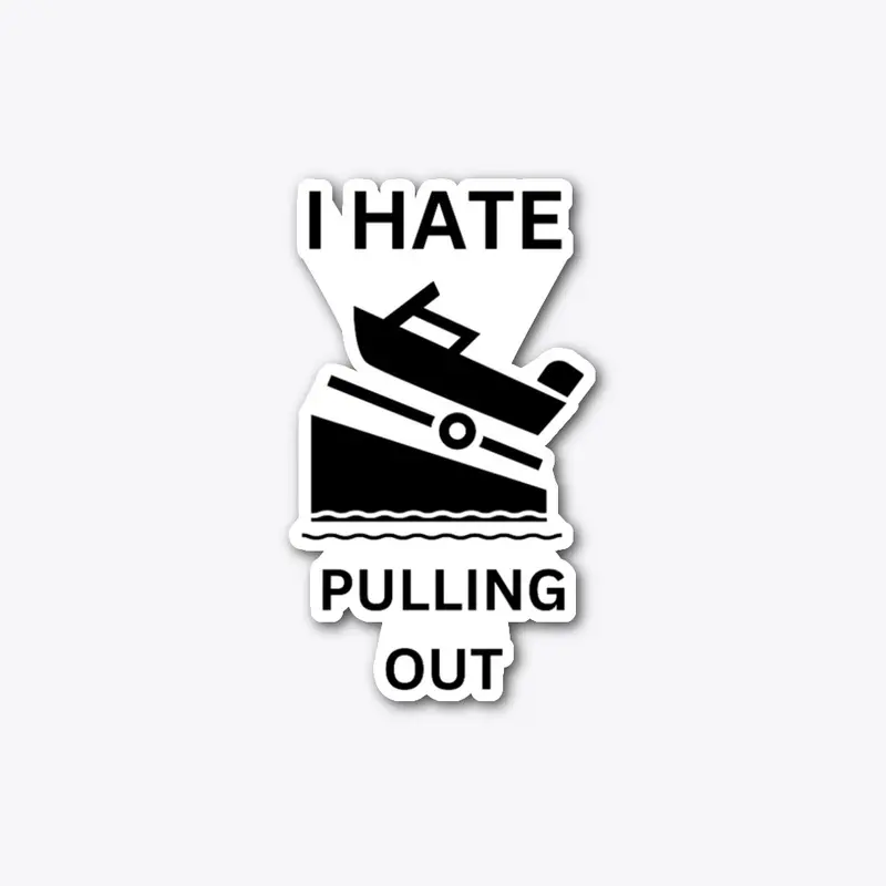 Funny Boat sticker